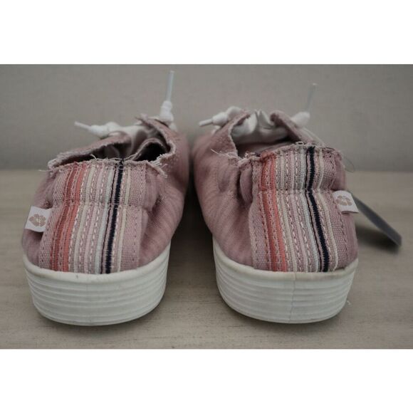 Tommy Bahama 424416 Women's Sz 9.5 Mauve Fabric Slip-On Casual Shoes - Picture 3 of 8